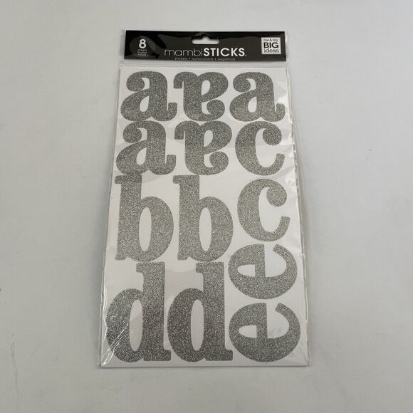 NEW Mambi Sticks Alphabet Letters Scrapbooking Stickers Me My Big Ideas Lot 10 - Picture 3 of 12